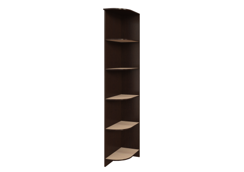 Стеллаж Угловой Сицилия/Ш -325 × В -2216 × Г-610 мм